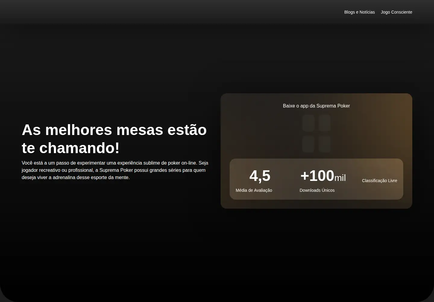 Screenshot of supremapoker.net