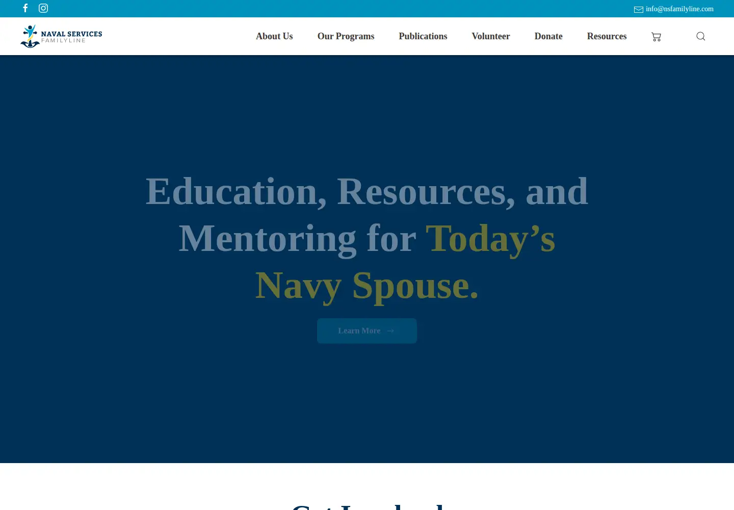 Screenshot of nsfamilyline.org