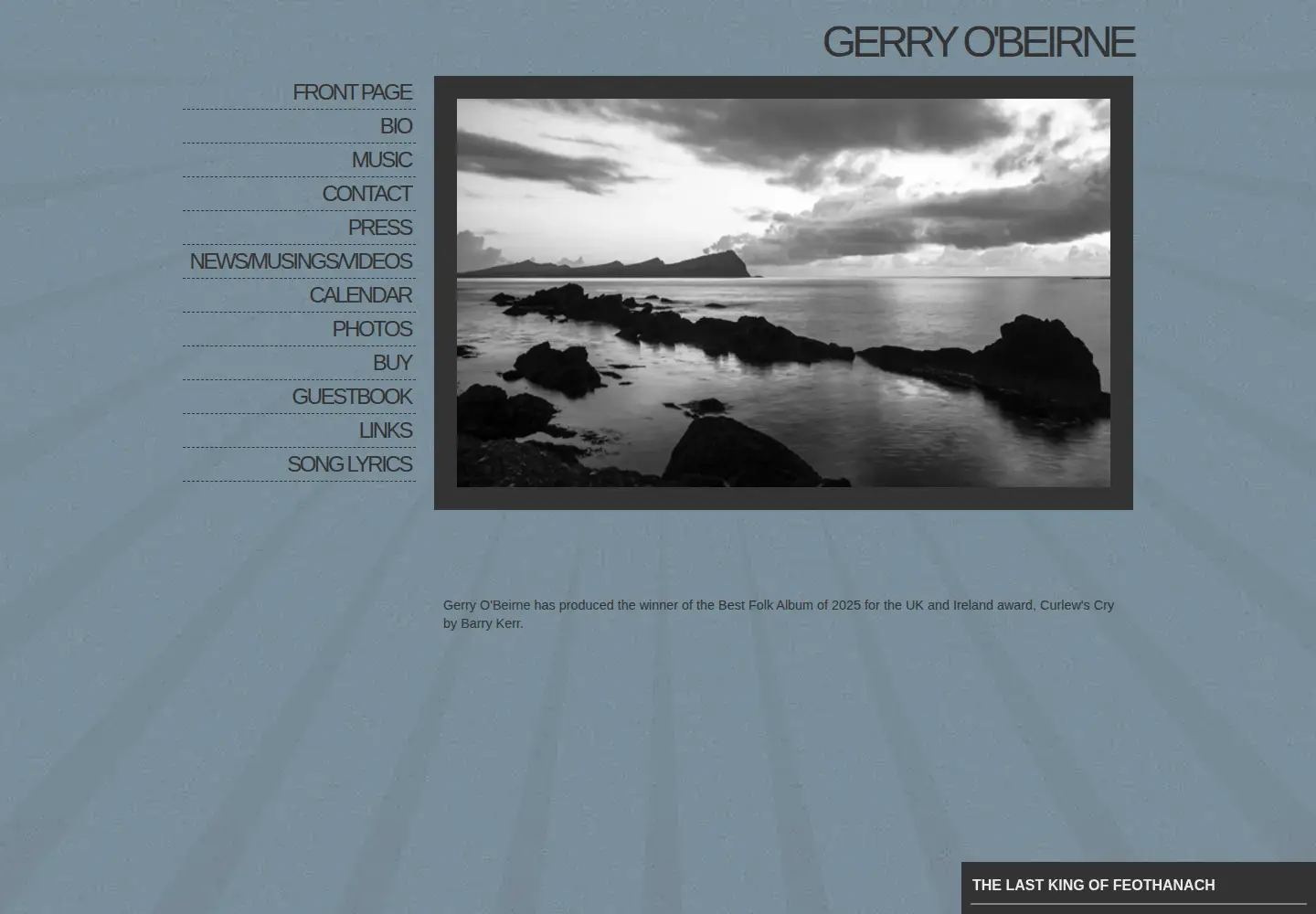 Screenshot of gerryobeirne.com