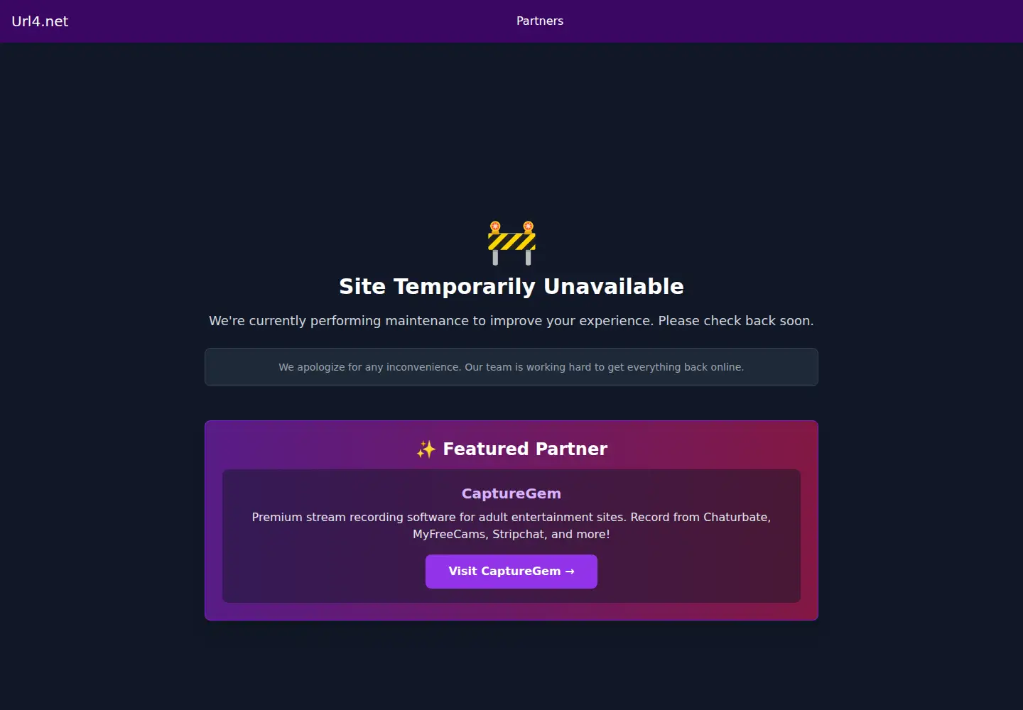 Screenshot of url4.net