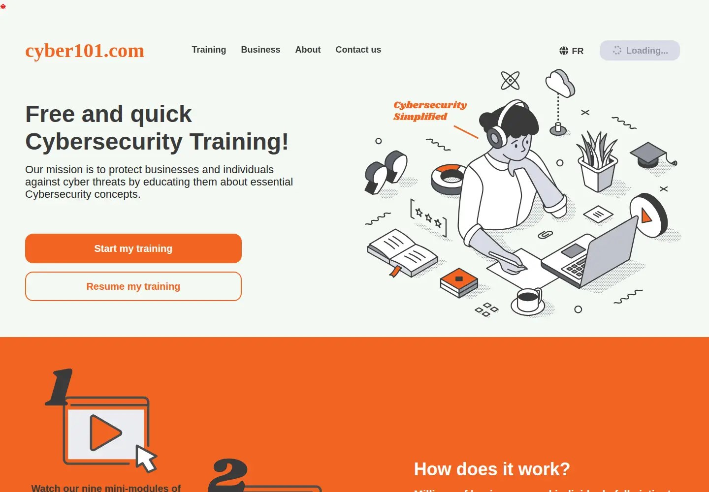 Screenshot of cyber101.com