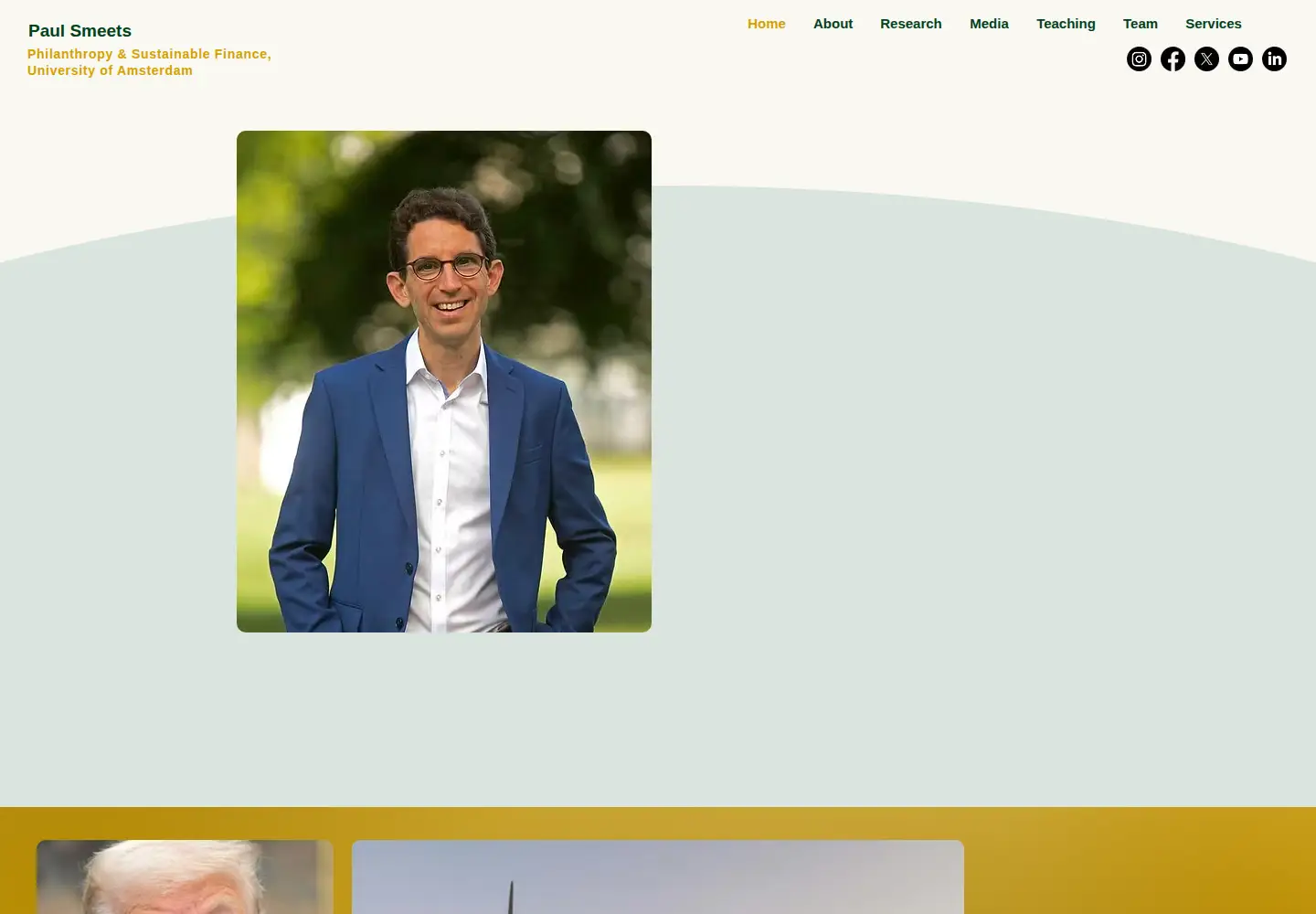 Captured homepage of paulsmeets.eu in the current scan