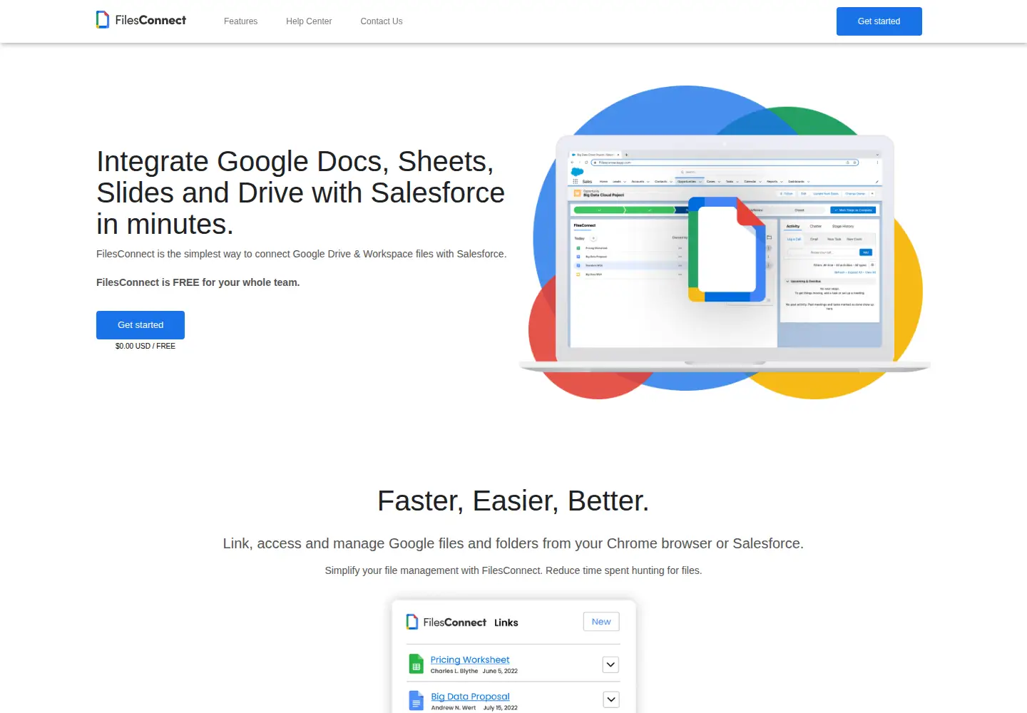Screenshot of filesconnectapp.com