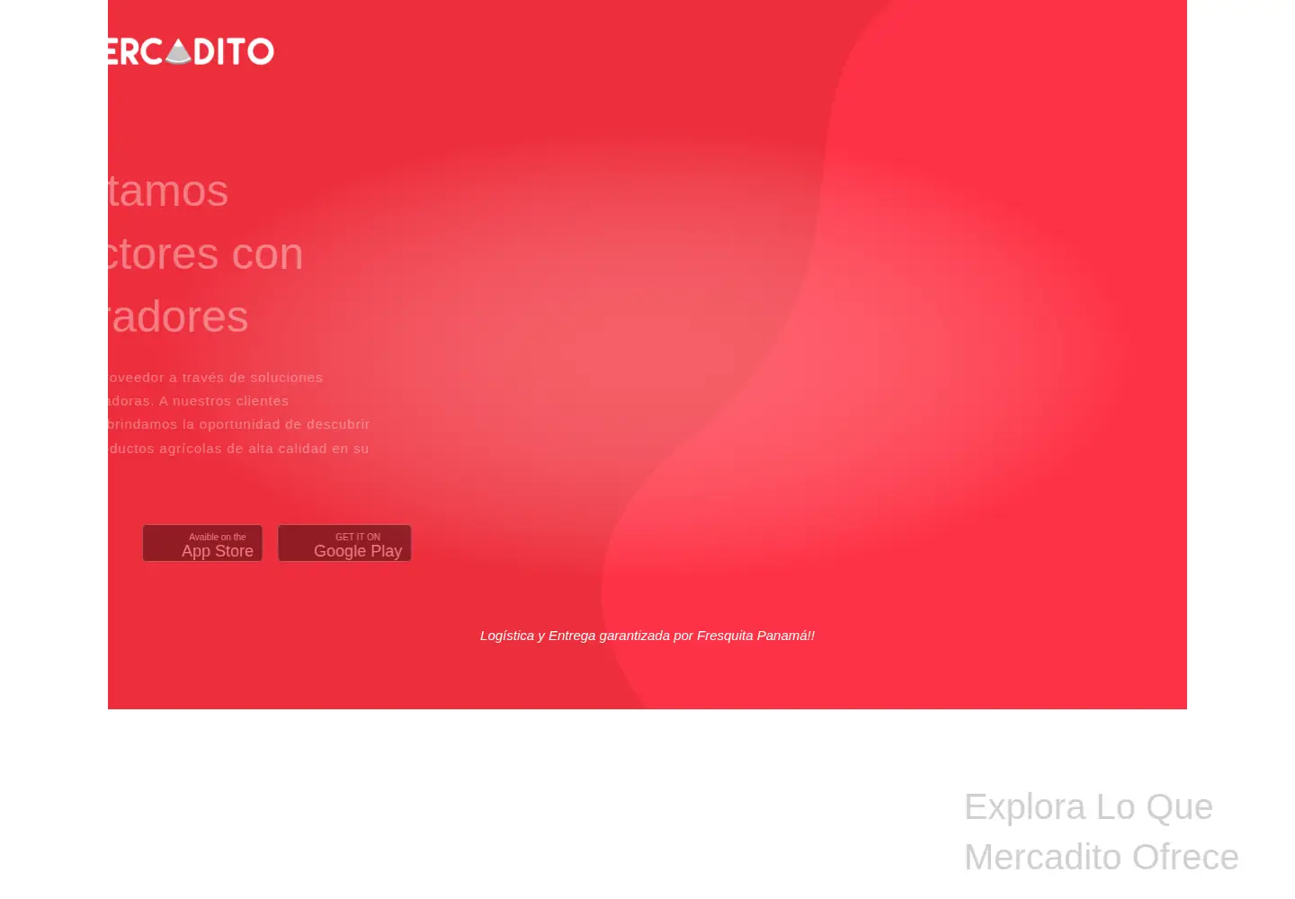 Captured homepage of mercaditoapp.com in the current scan