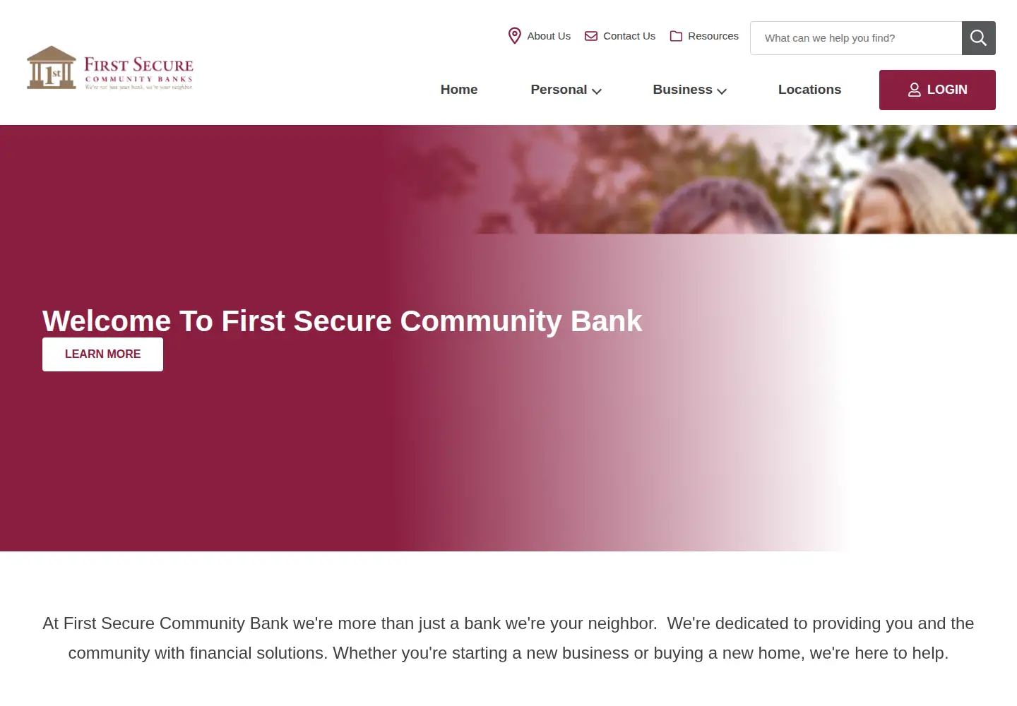 Screenshot of 1stsecurebank.com