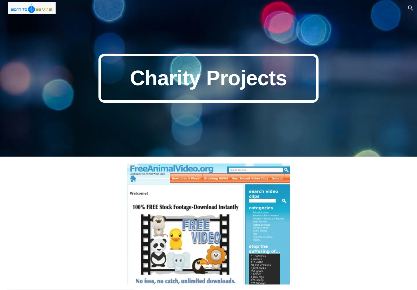 Screenshot of freeanimalvideo.org