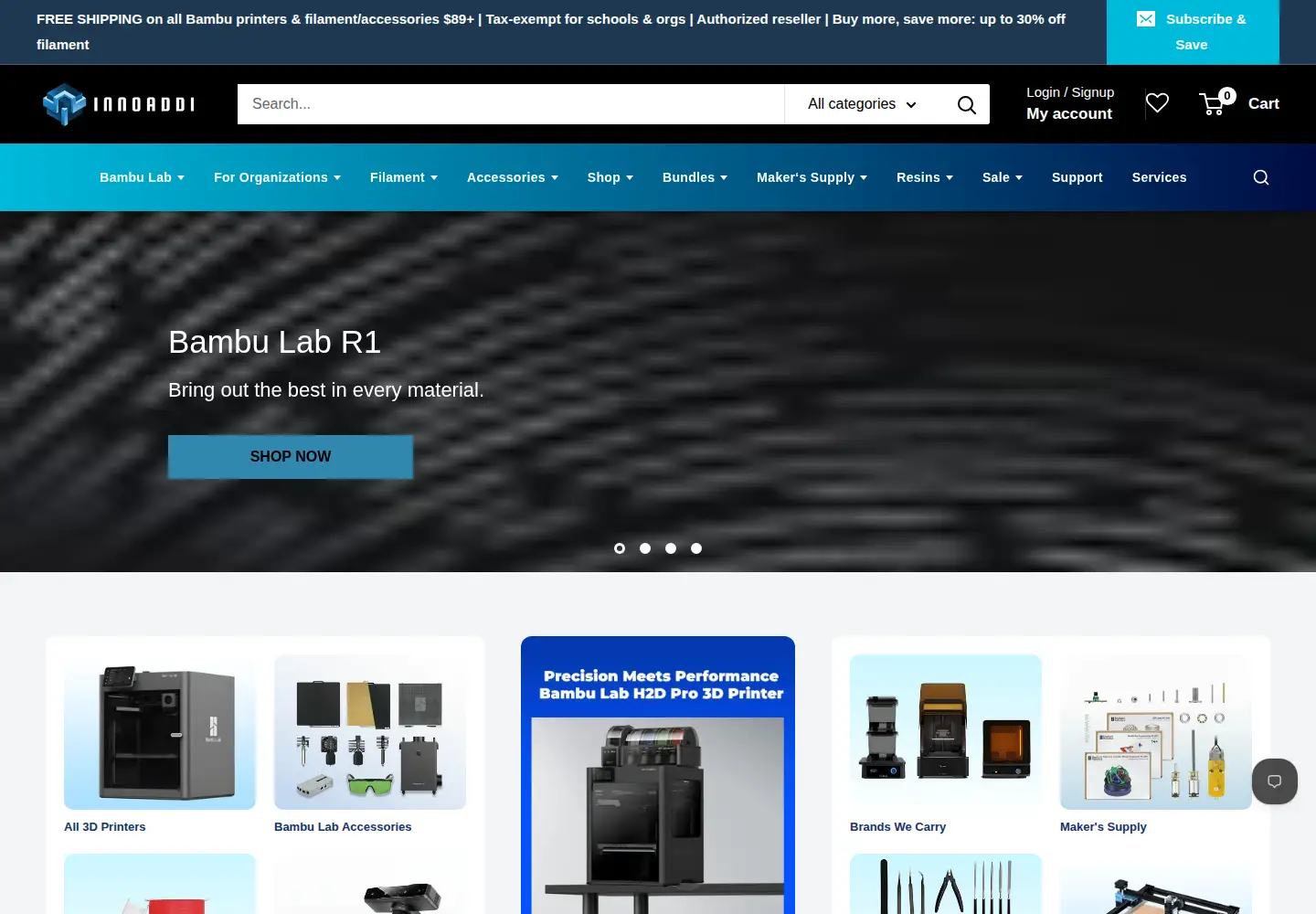 Screenshot of innoaddi.com
