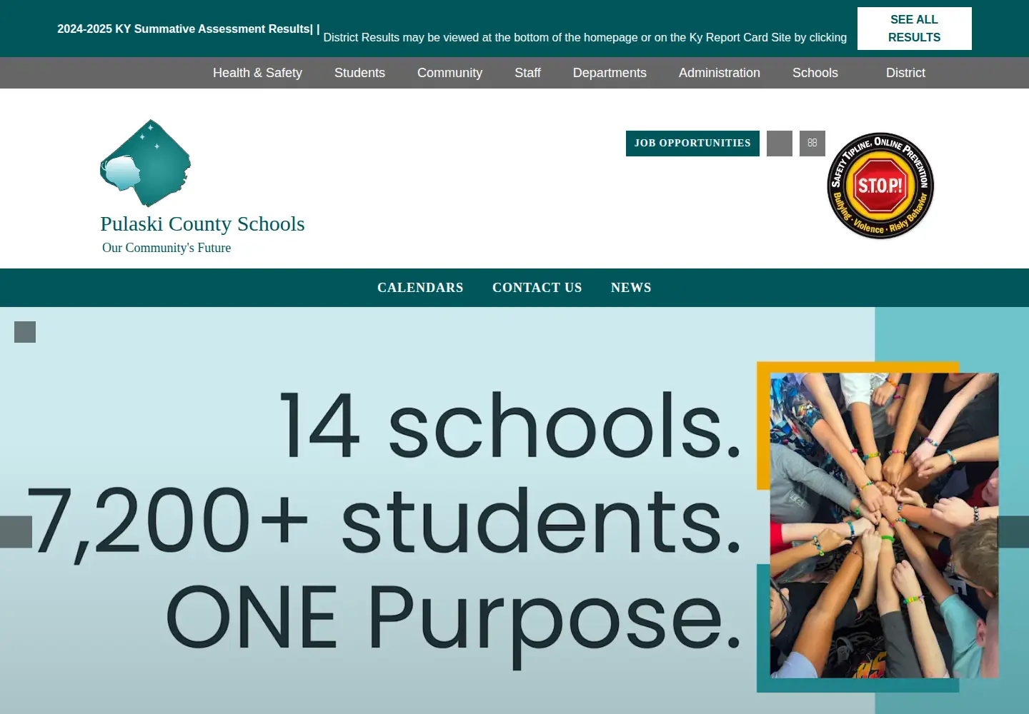 Screenshot of pulaski.net
