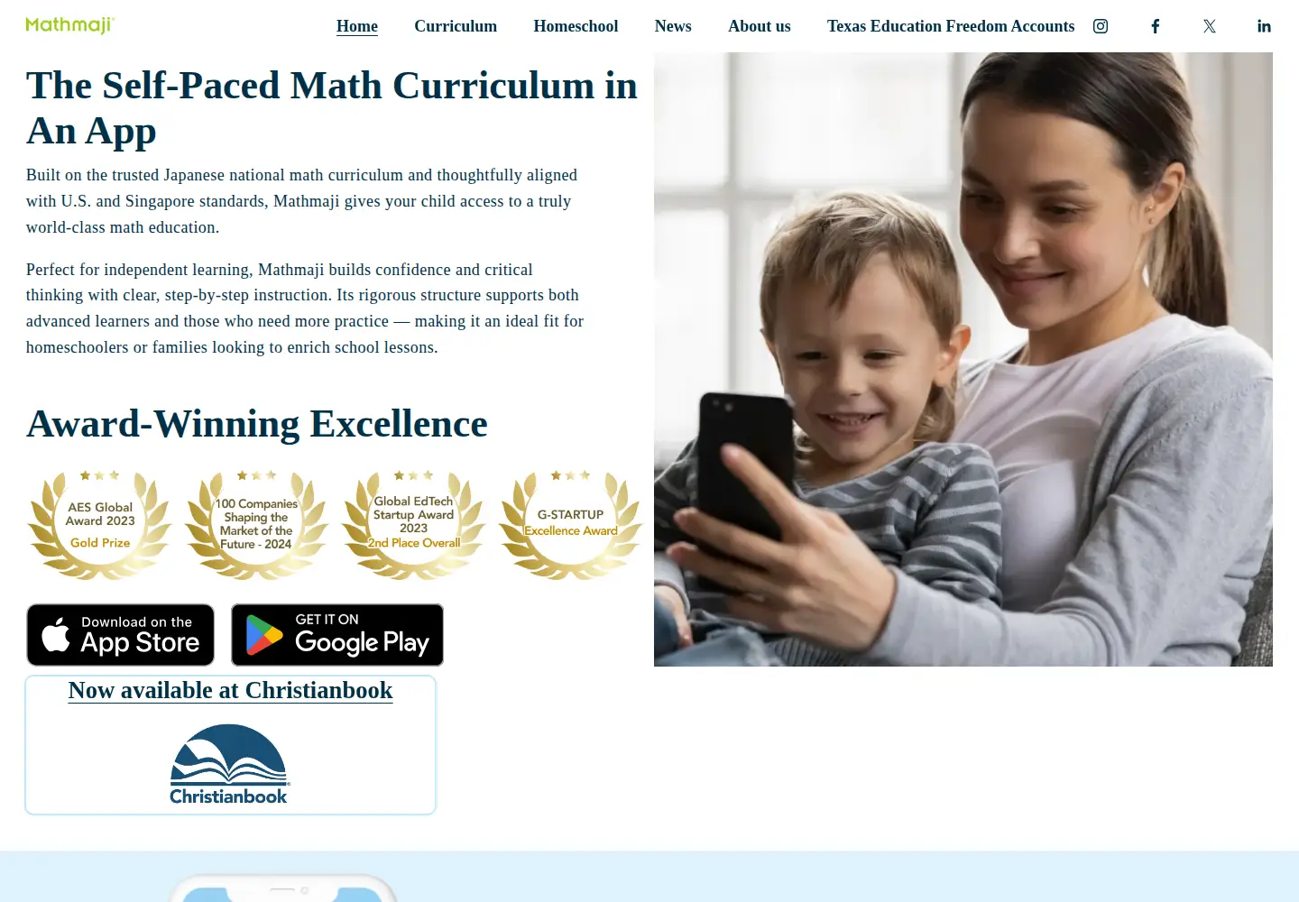 Screenshot of mathmaji.com