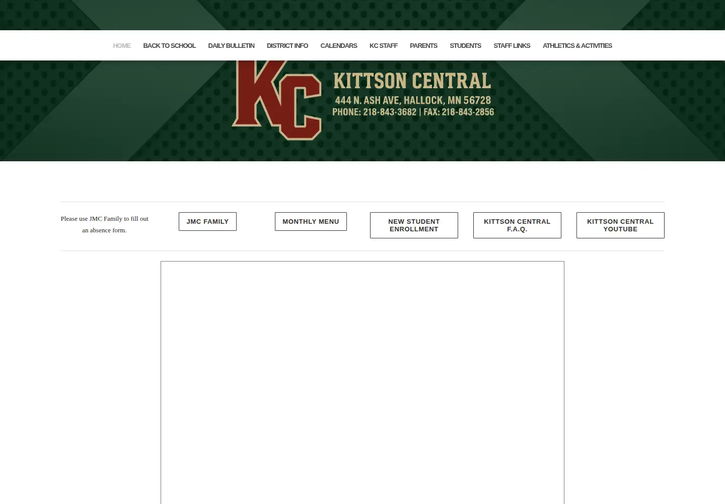Screenshot of kittson.k12.mn.us