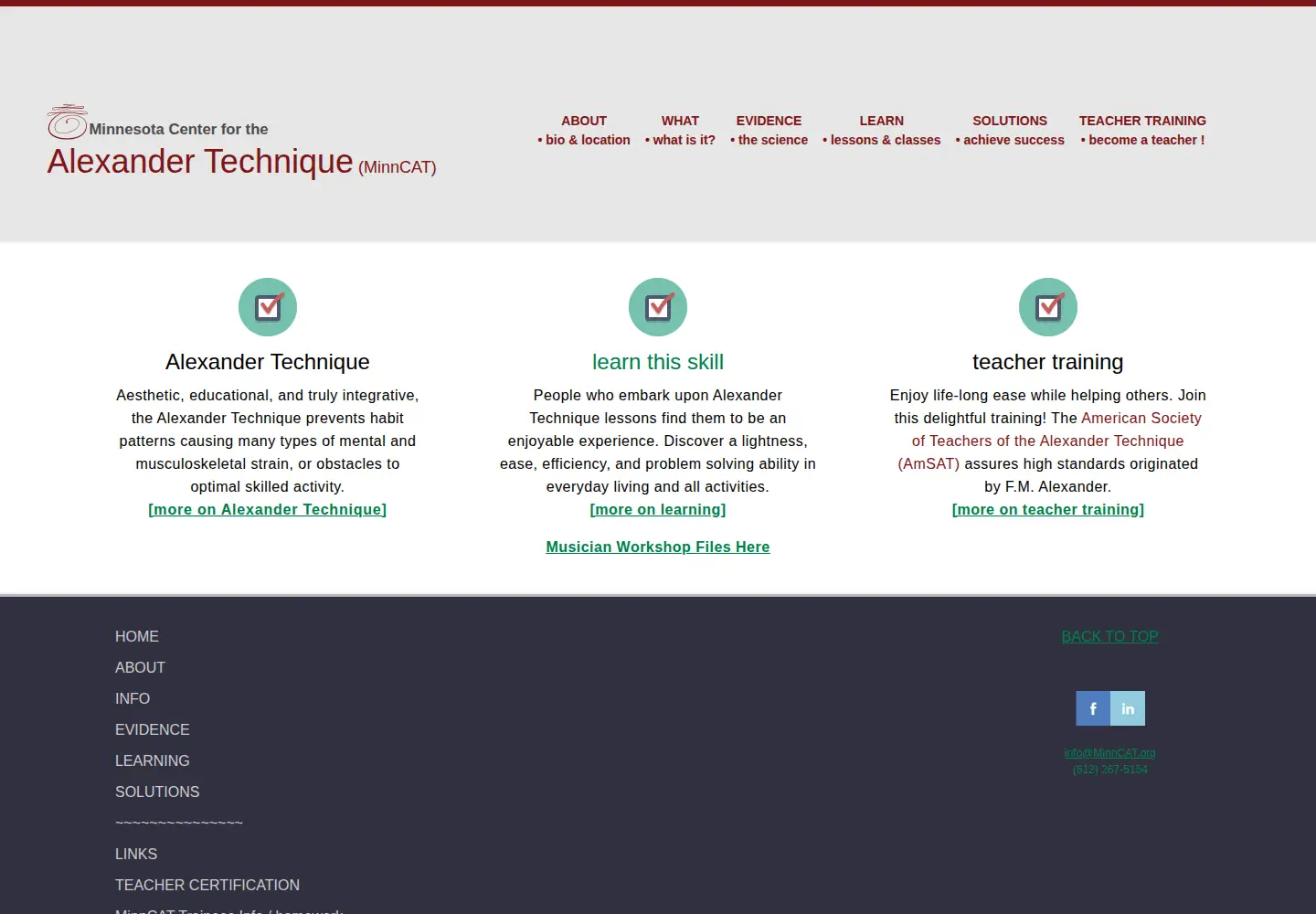 Screenshot of minncat.org