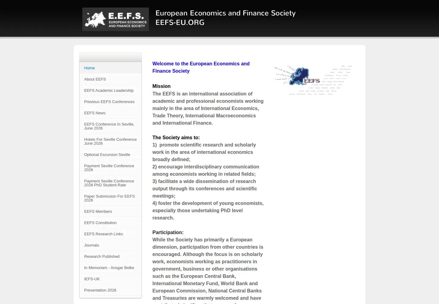 Screenshot of eefs-eu.org