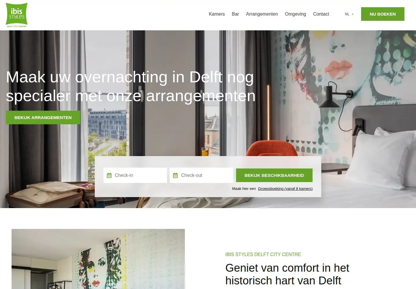 Screenshot of ibisstylesdelftcity.nl
