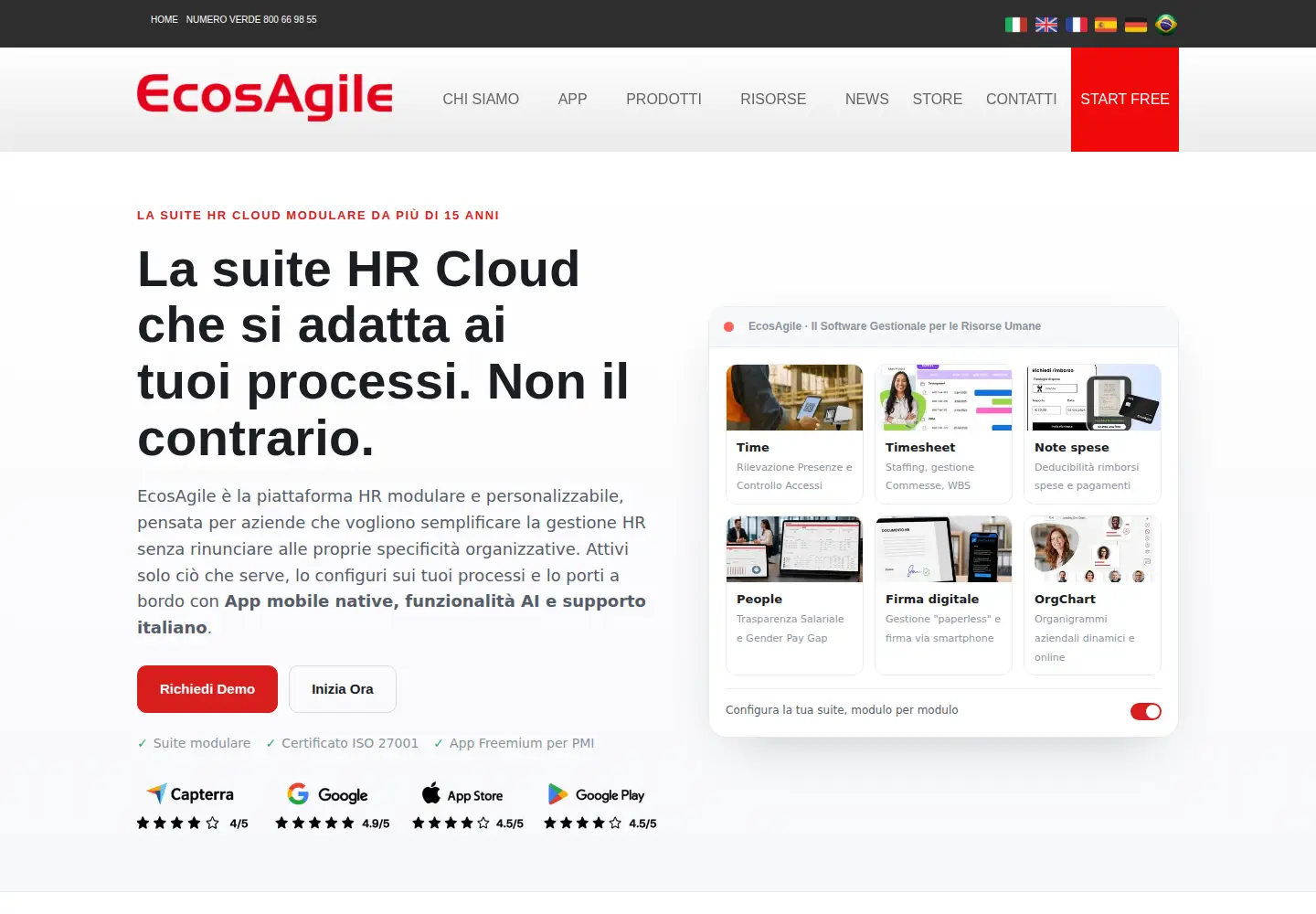 Screenshot of ecosagile.com