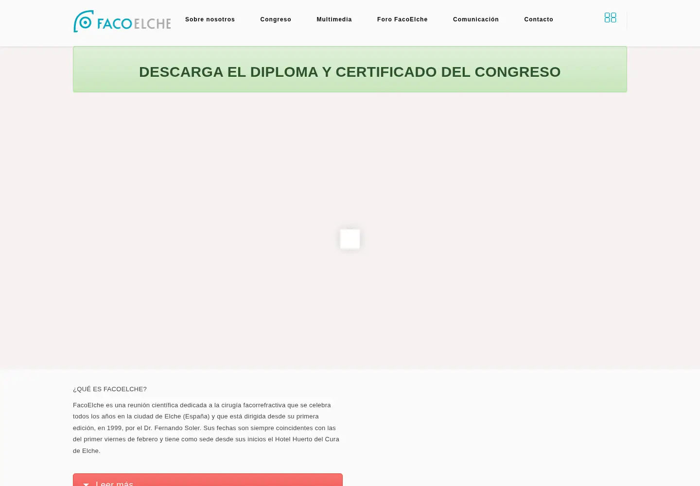Screenshot of facoelche.com