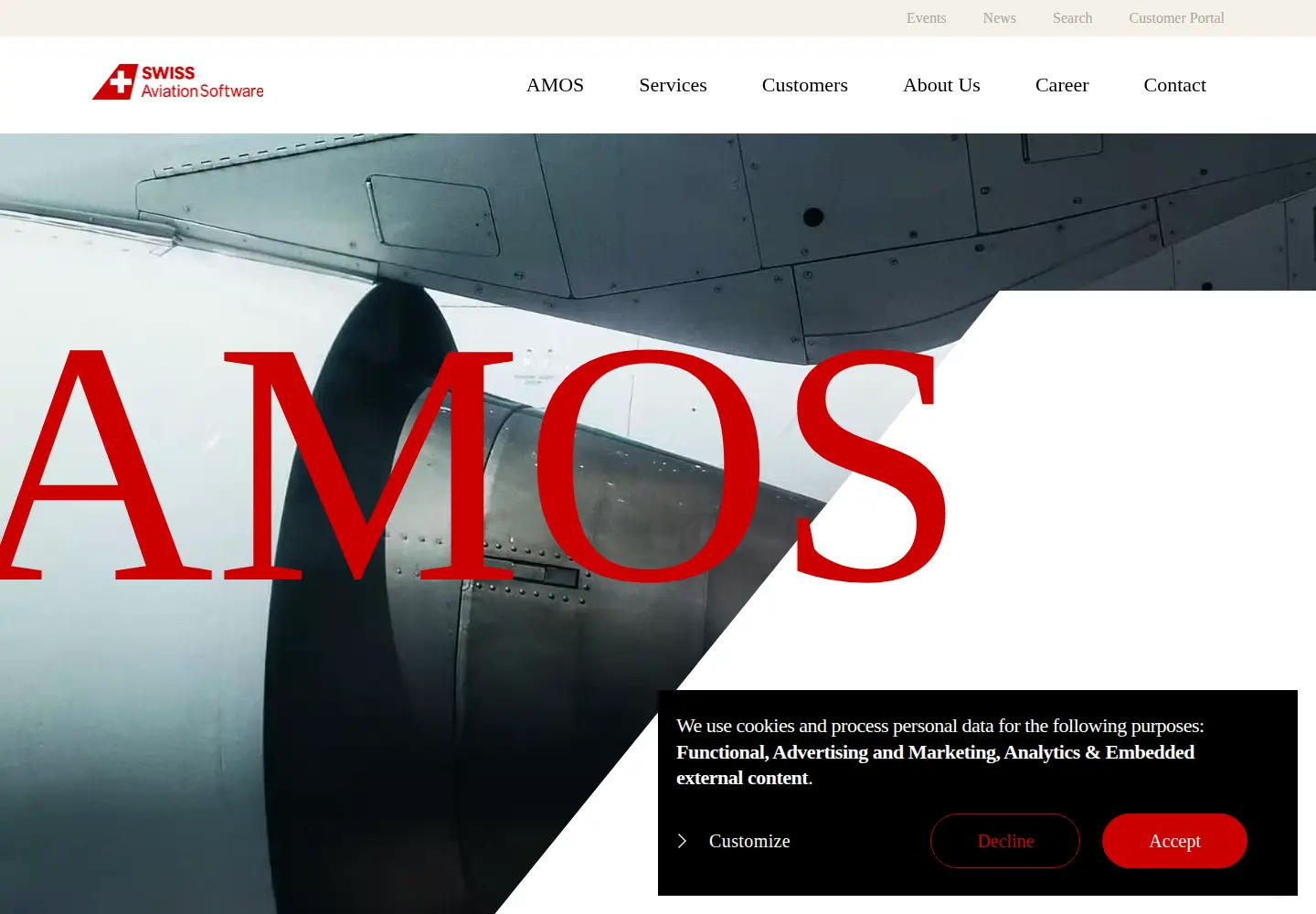Screenshot of swiss-as.com