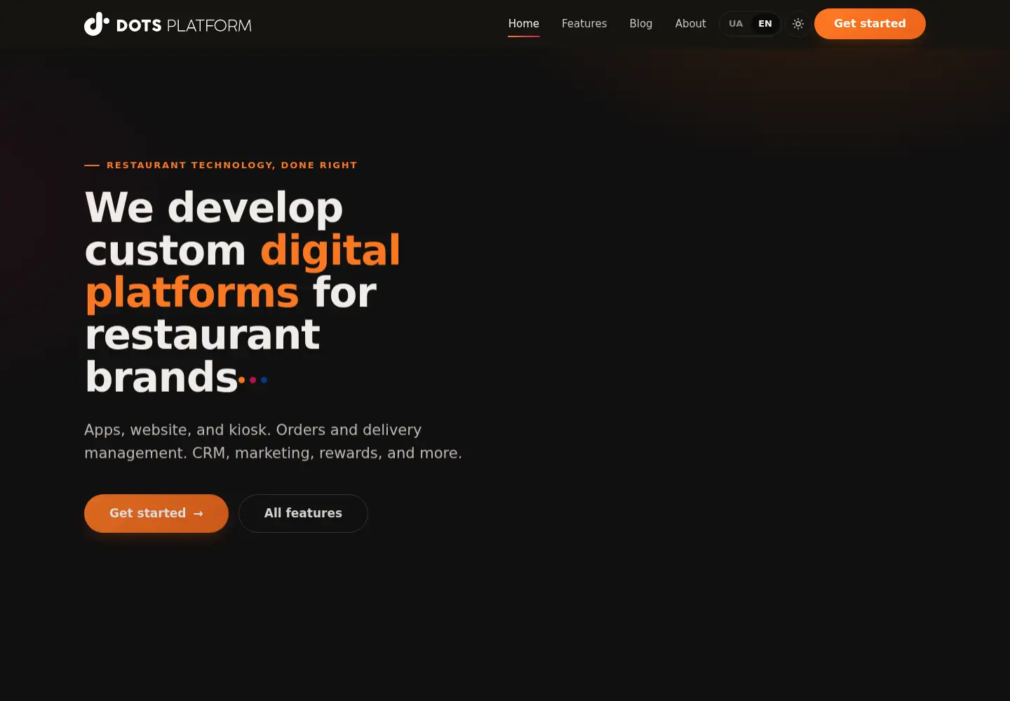 Screenshot of dotsplatform.com