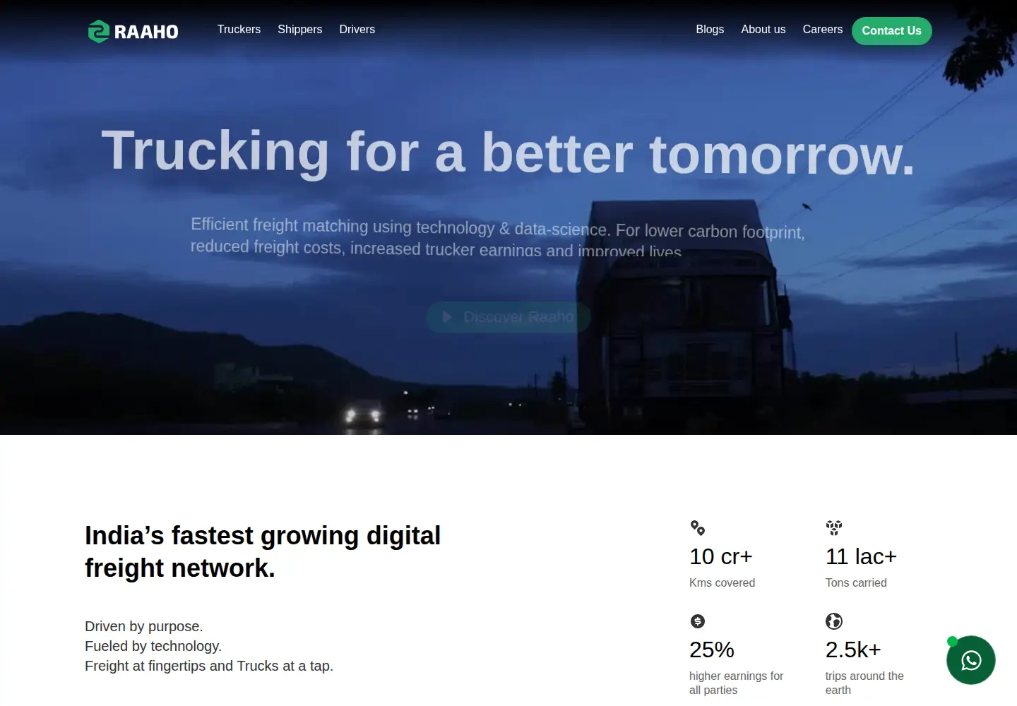 Screenshot of raaho.in