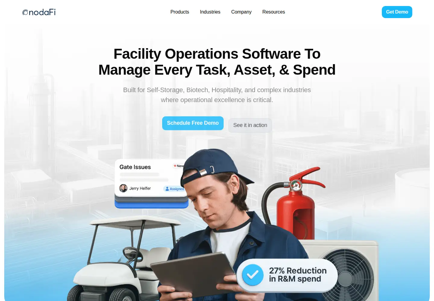 Screenshot of nodafi.com