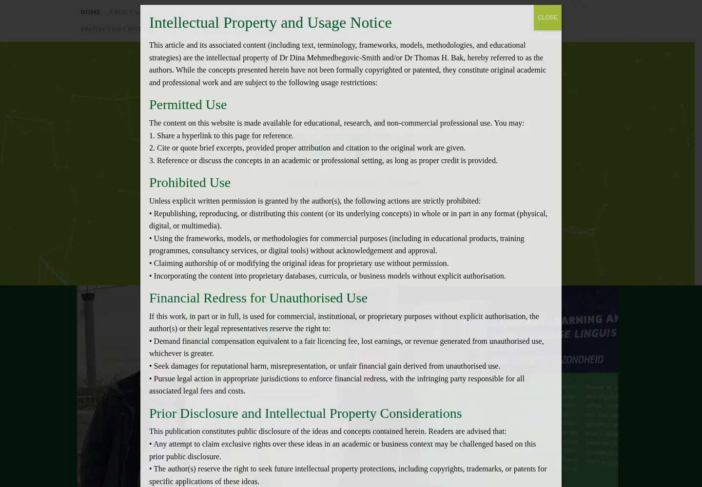 Screenshot of healthylinguisticdiet.com