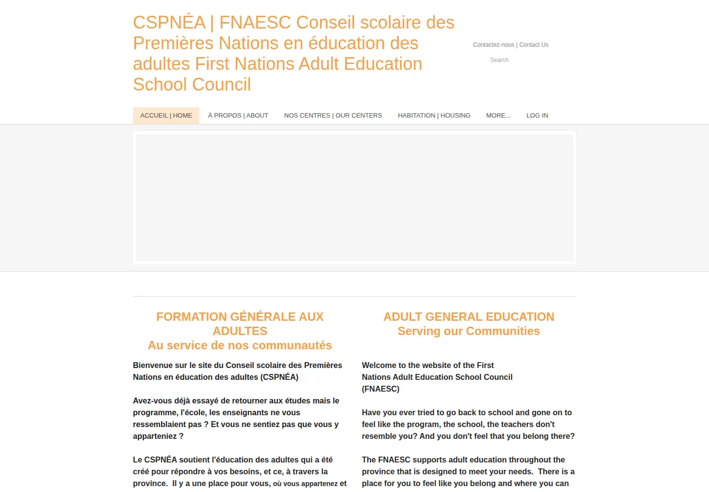 Screenshot of conseilscolaire-schoolcouncil.com