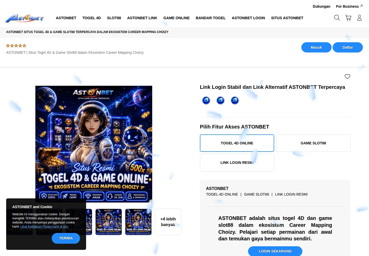 Screenshot of choizy.org