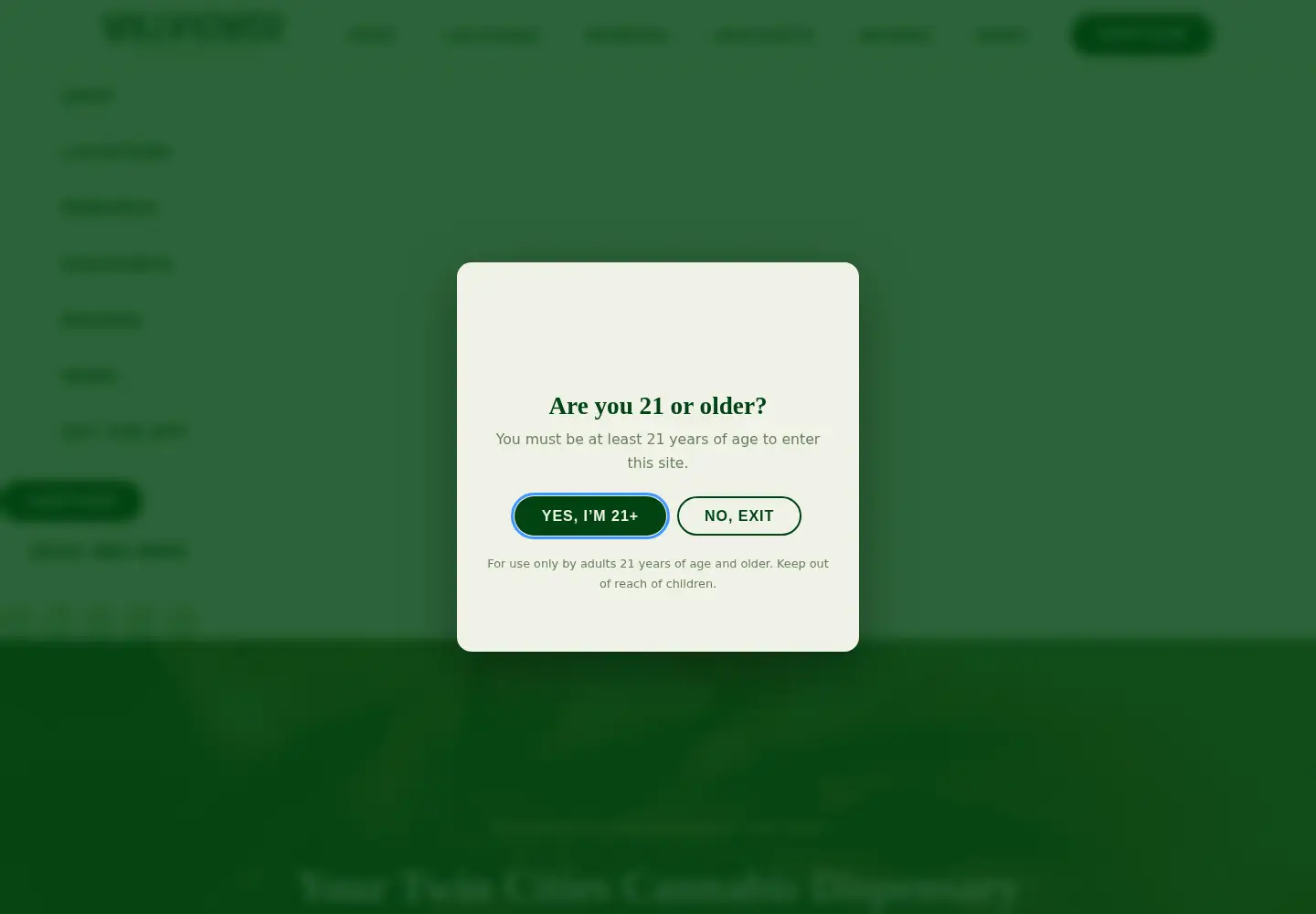 Captured homepage of wildflower.cc in the current scan