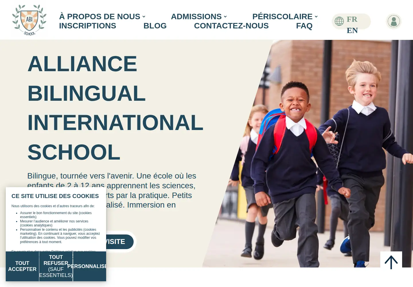 Screenshot of abischool.fr