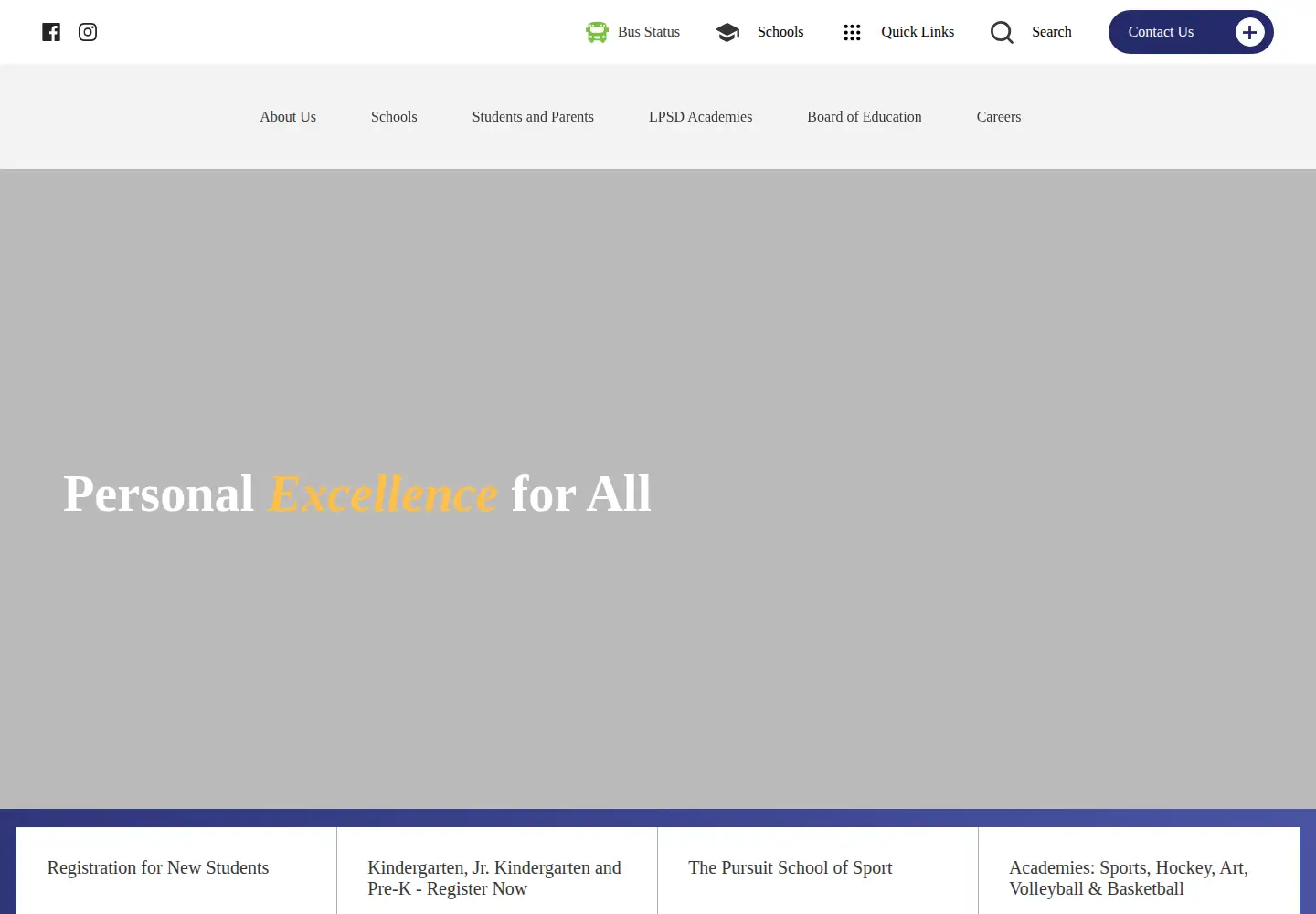Screenshot of lpsd.ca