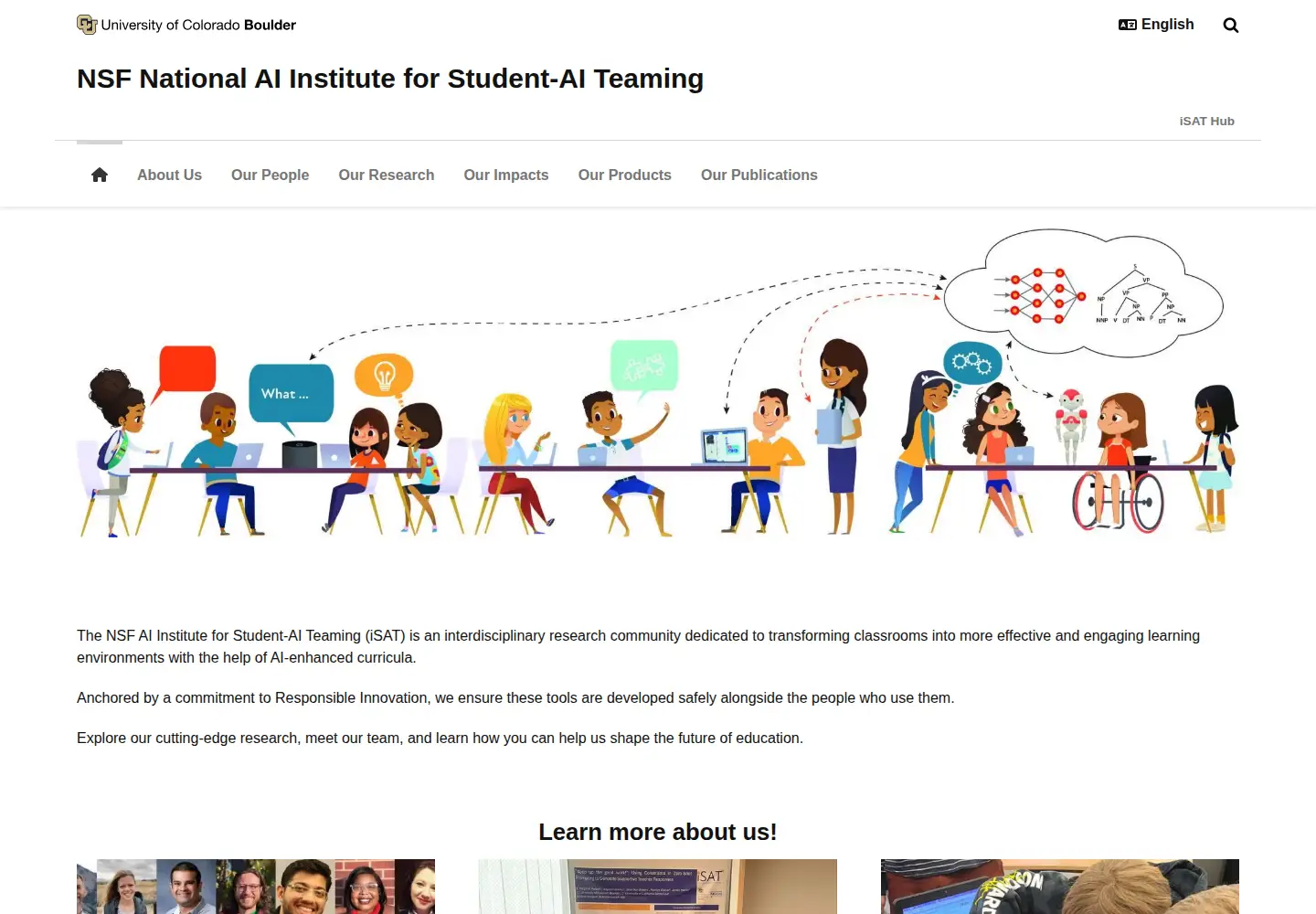 Screenshot of isat.ai