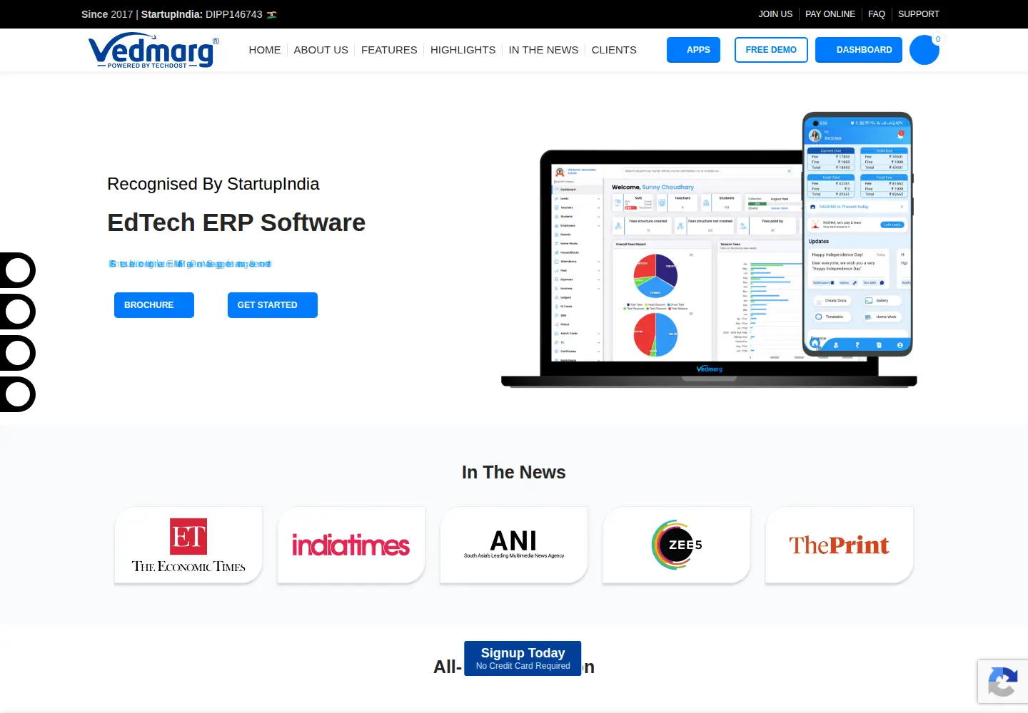 Screenshot of vedmarg.com