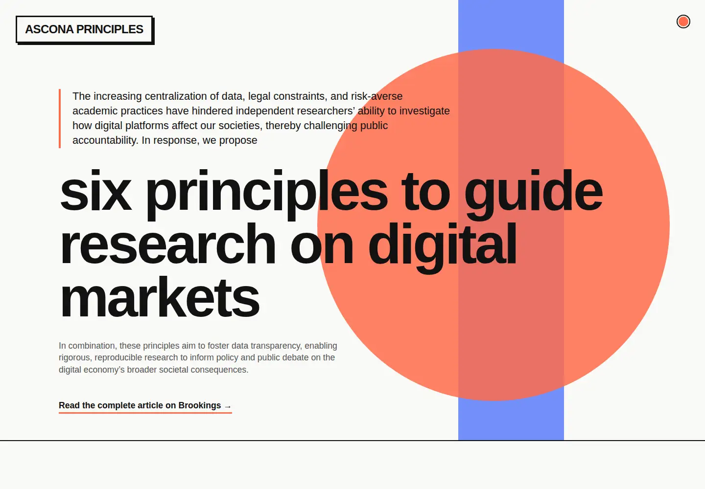 Screenshot of ascona-principles.org