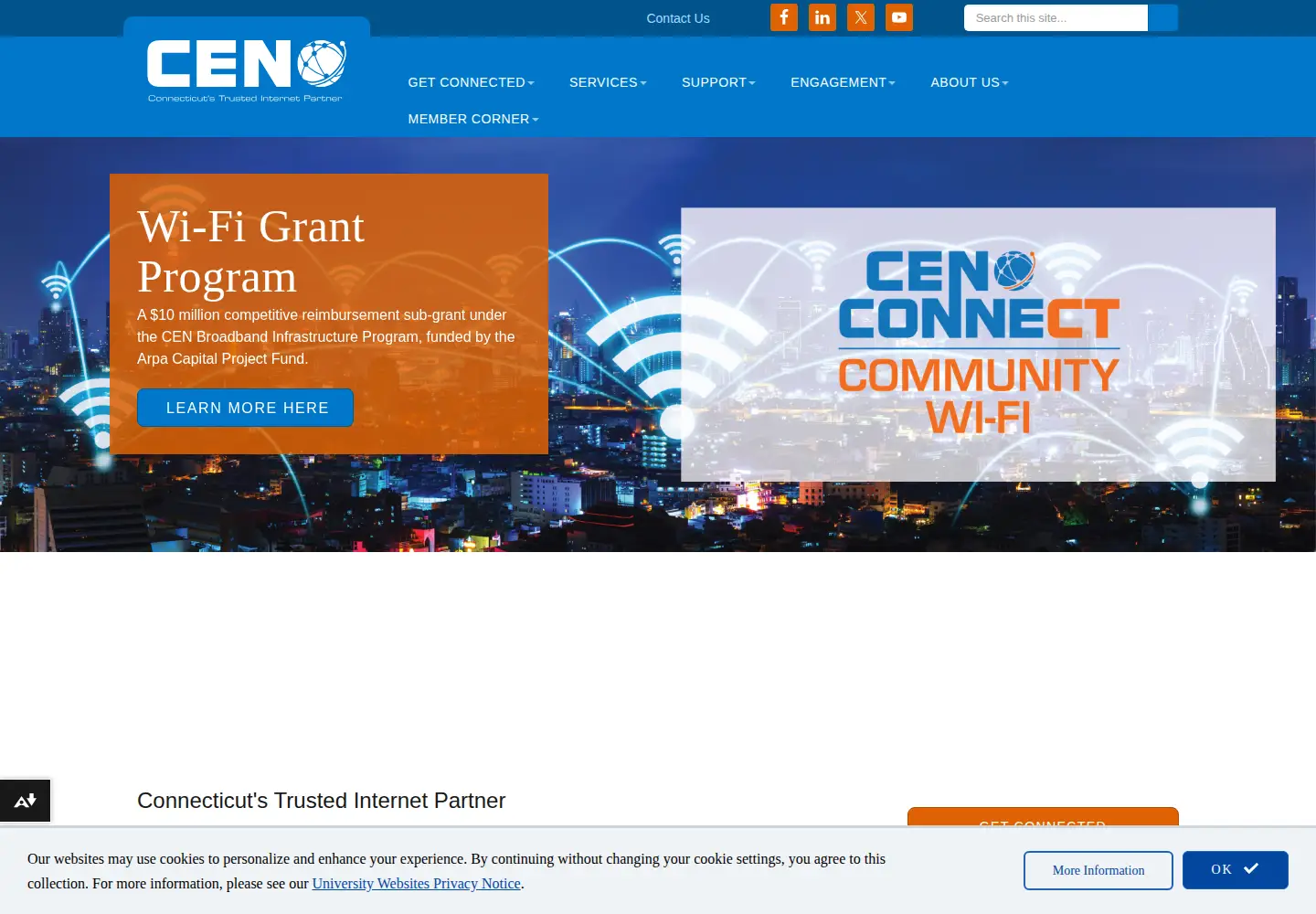 Screenshot of ctedunet.net