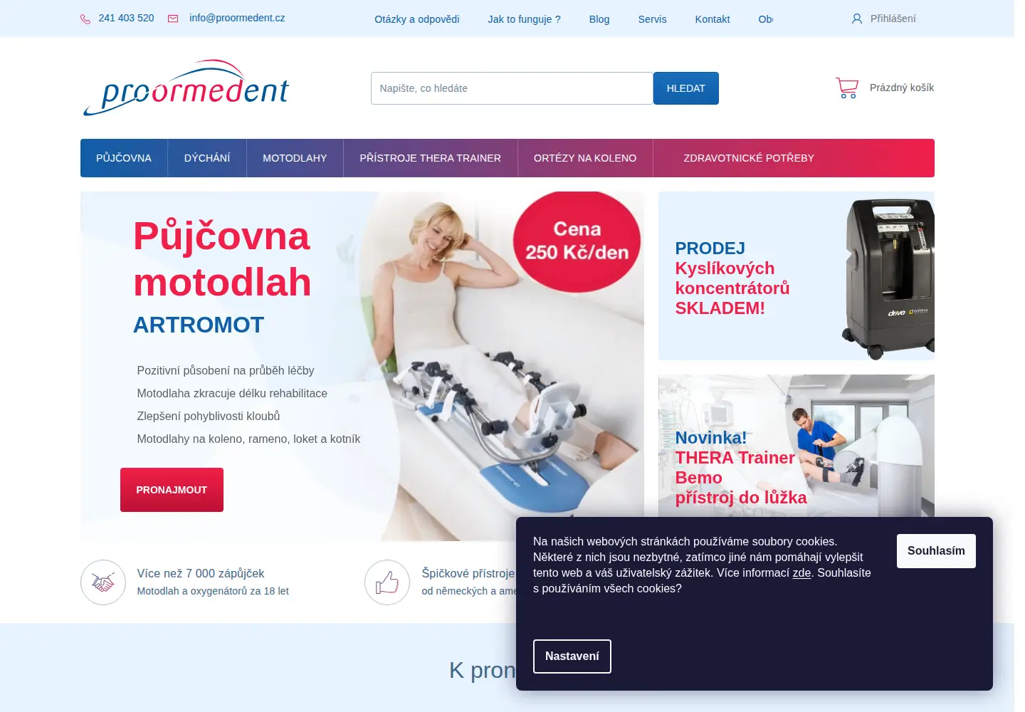 Screenshot of proormedent.cz