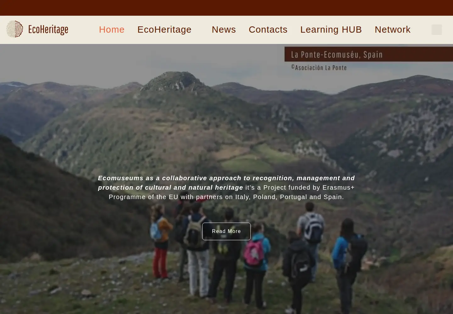 Screenshot of ecoheritage.eu