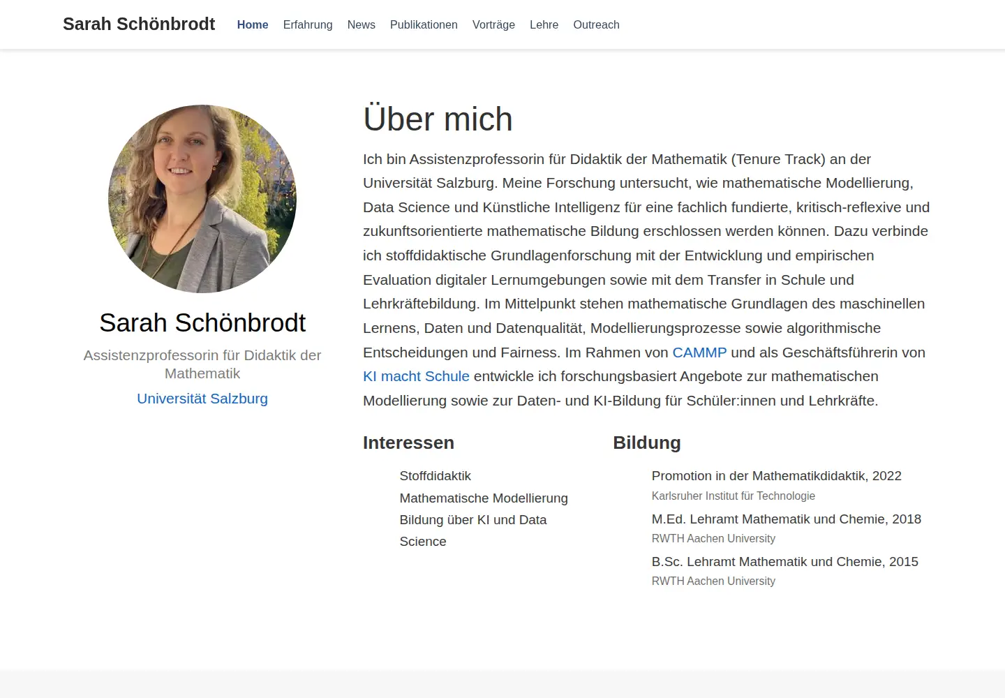 Screenshot of schoenbrodt.info