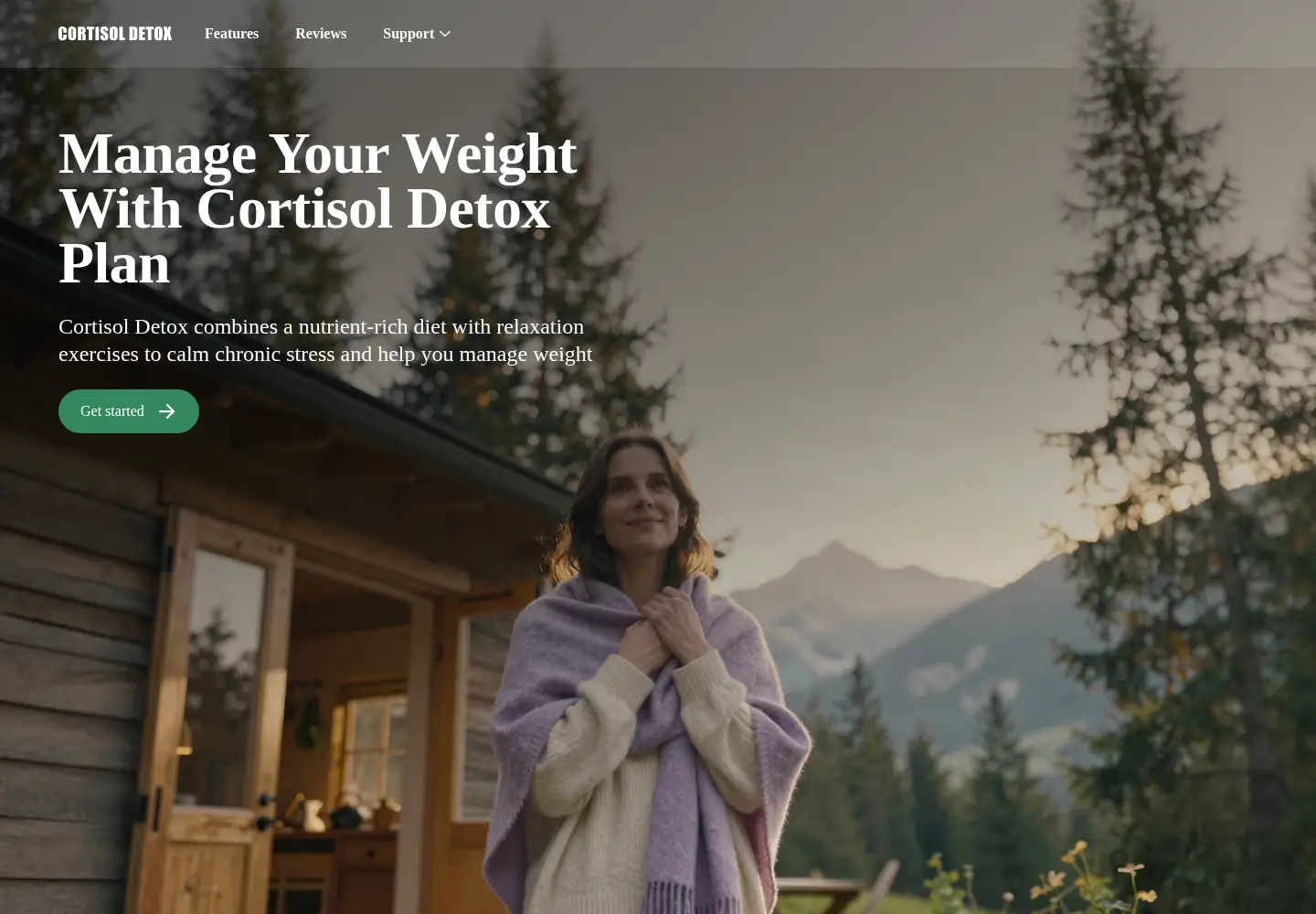Screenshot of cortisoldetox.com