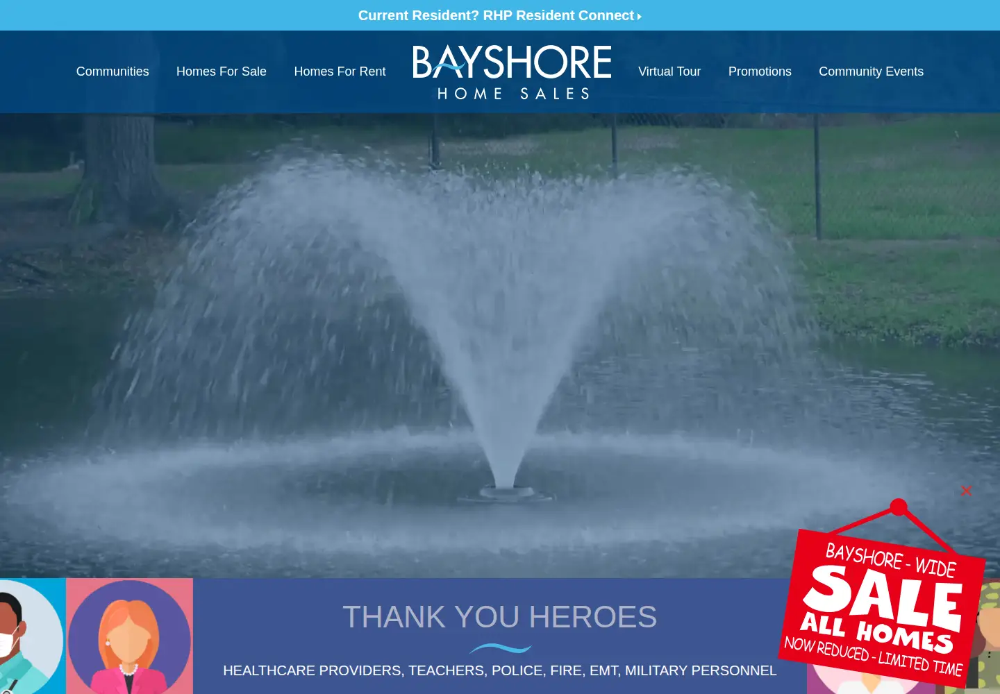 Screenshot of bayshorehomesales.com