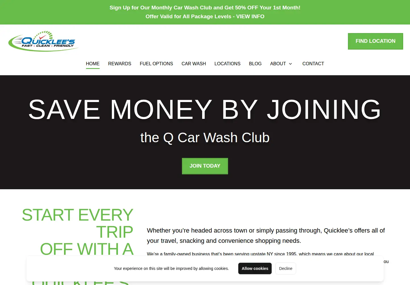 Screenshot of quicklees.com