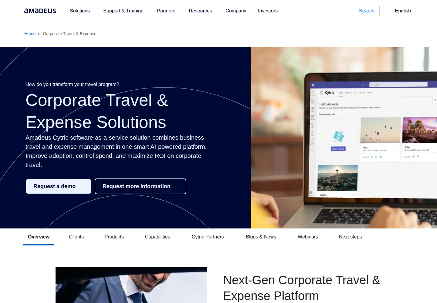 Screenshot of cytric.net