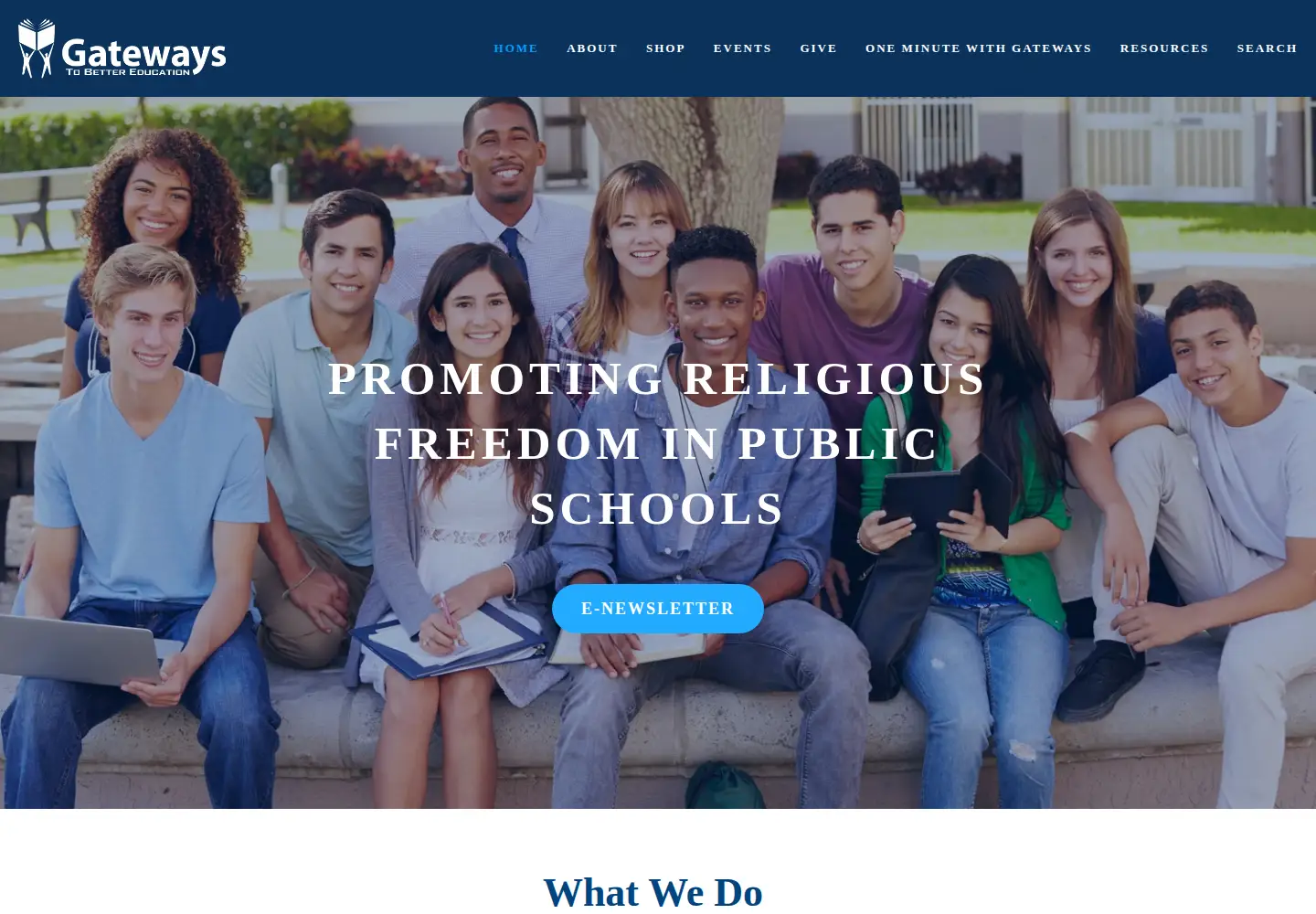 Screenshot of gogateways.org