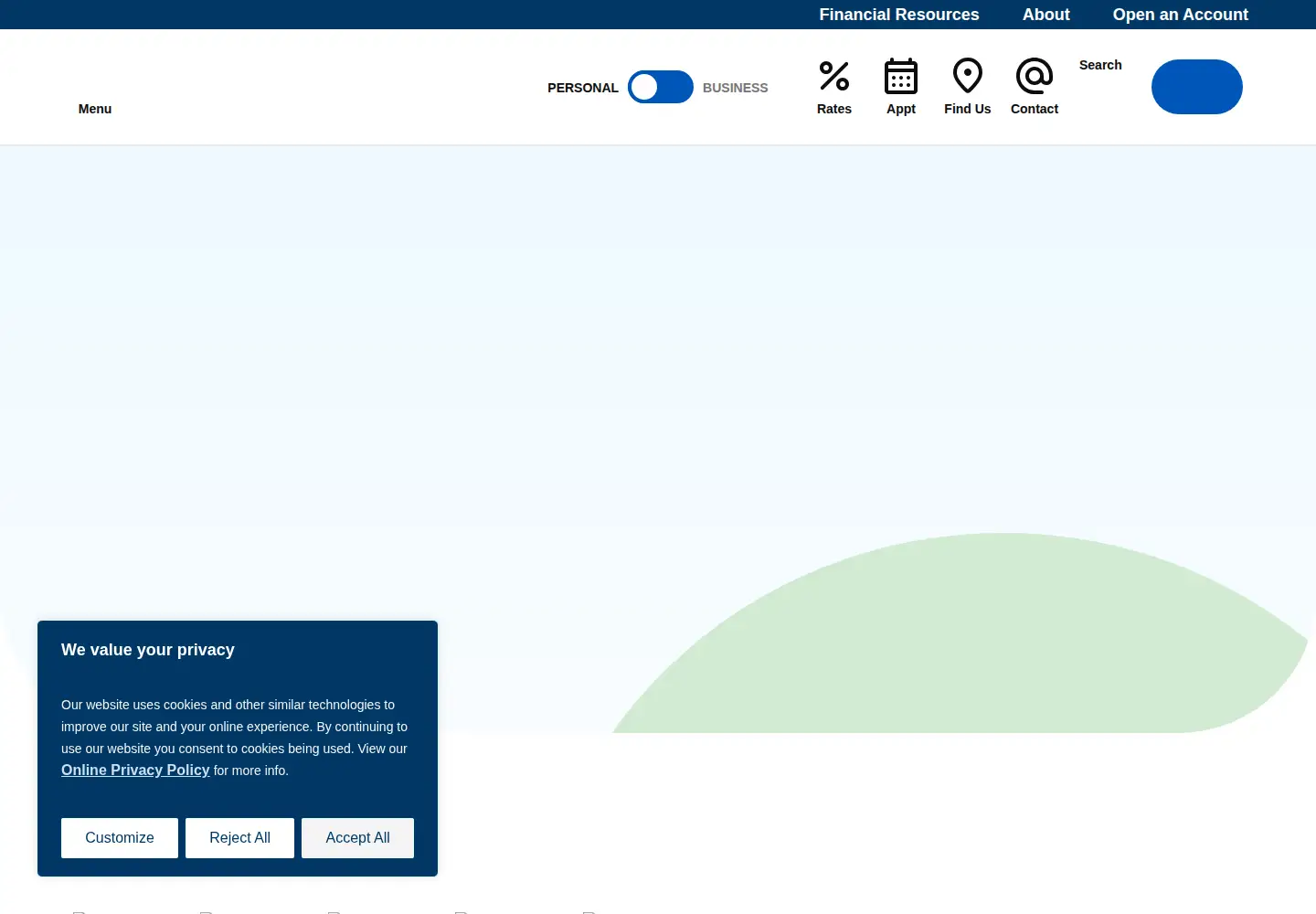 Screenshot of christianfinancialcu.com