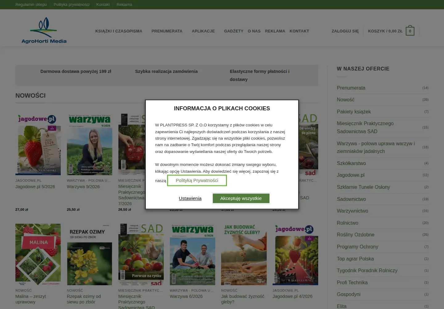Screenshot of plantpress.pl