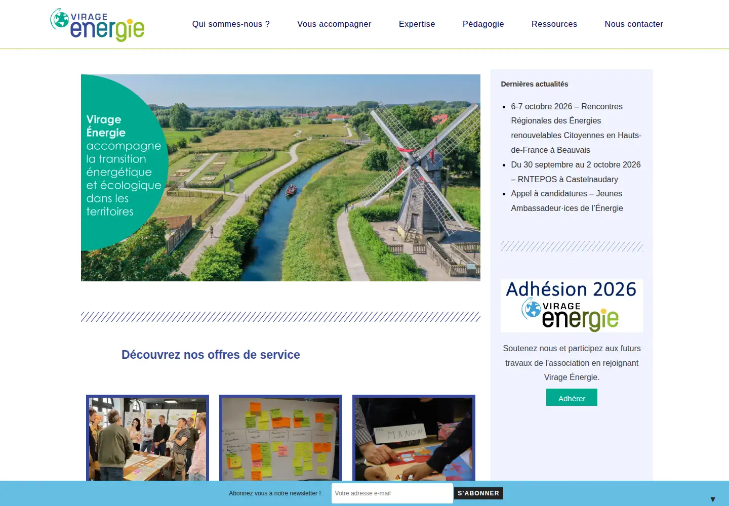 Screenshot of virage-energie.org