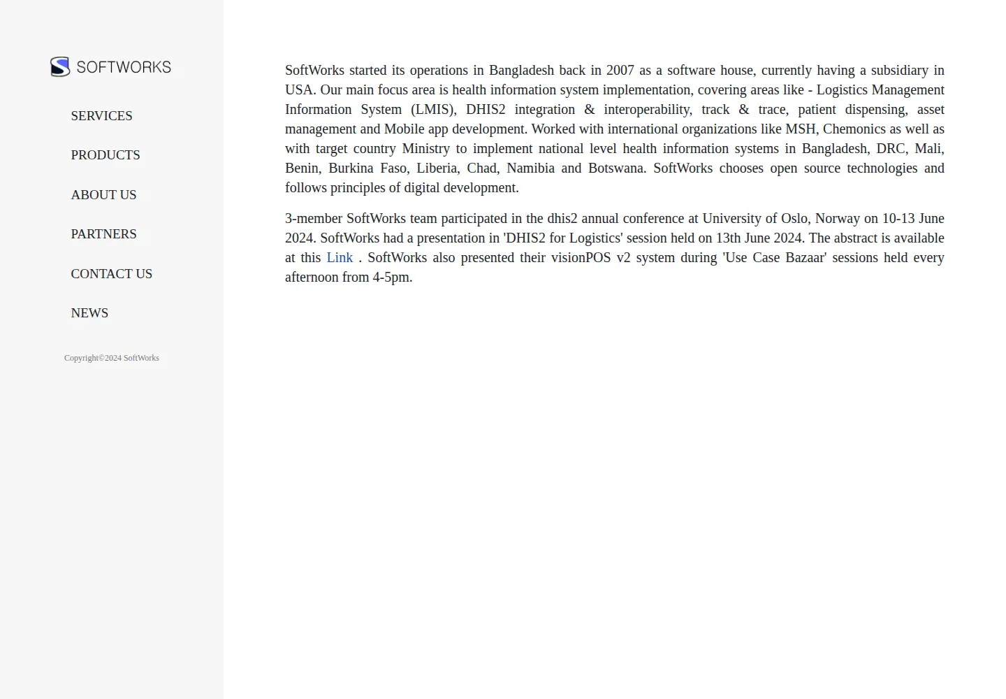 Screenshot of softworksbd.com