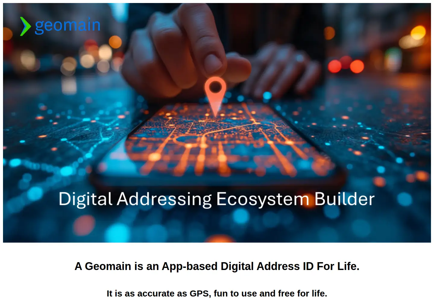 Captured homepage of geomain.com in the current scan
