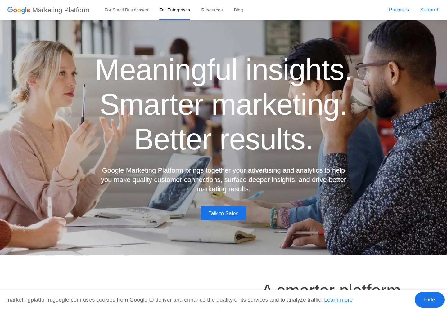 Captured homepage of doubleclick.co.uk in the current scan