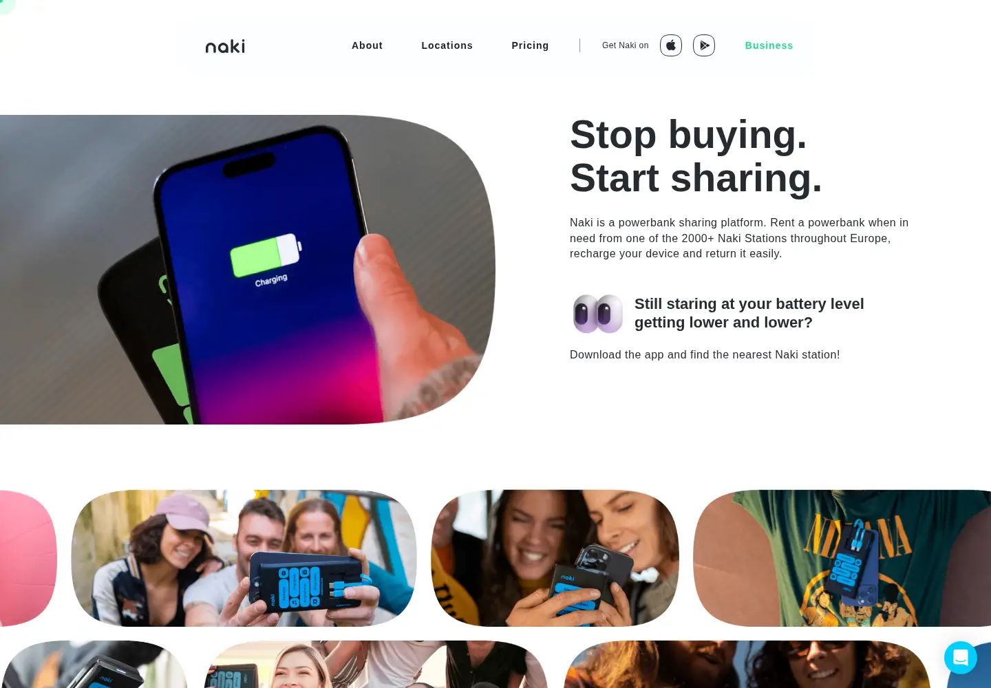Screenshot of naki.app