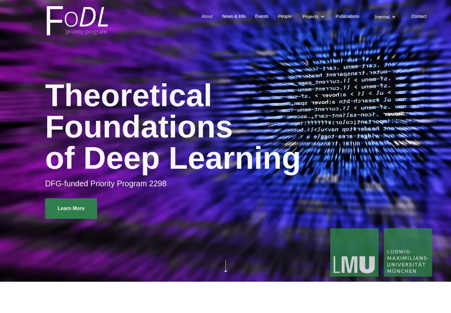 Screenshot of foundationsofdl.de