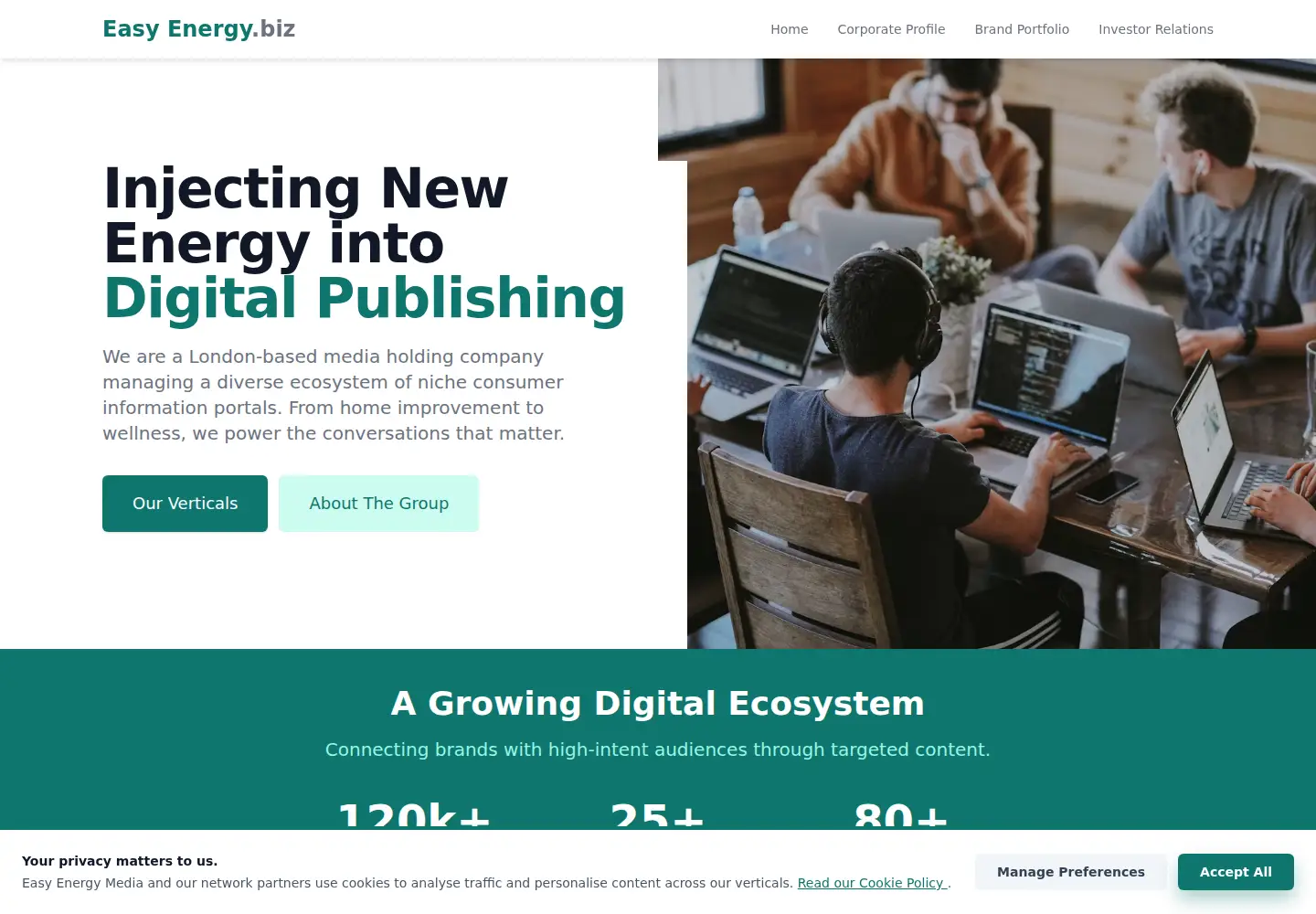 Screenshot of easy-energy.biz
